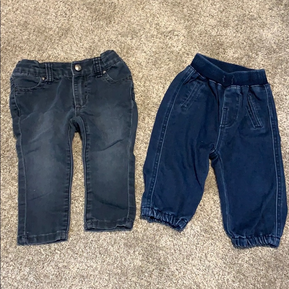 12 month Joes jeans and Hanna Andersson joggers
